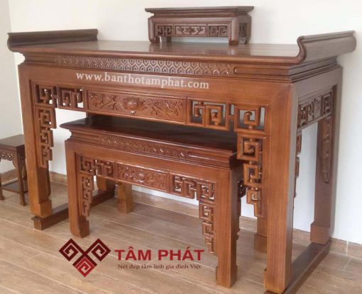 Bàn thờ đứng hiện đại Tâm Phát mẫu BT-1006 sang trọng, uy nghiêm