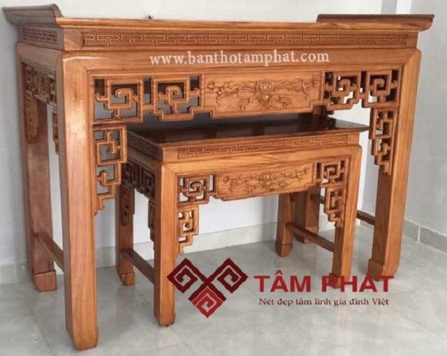 Mẫu bàn thờ hiện đại BT – 1025 phù hợp với mọi không gian thờ cúng