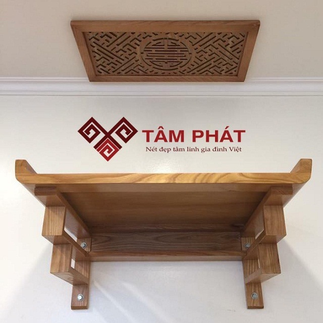 Mẫu bàn thờ treo TT2021