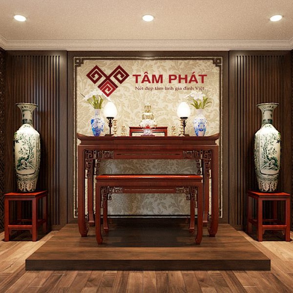 Bàn thờ đẹp mẫu BT-1022 bàn thờ Tâm Phát