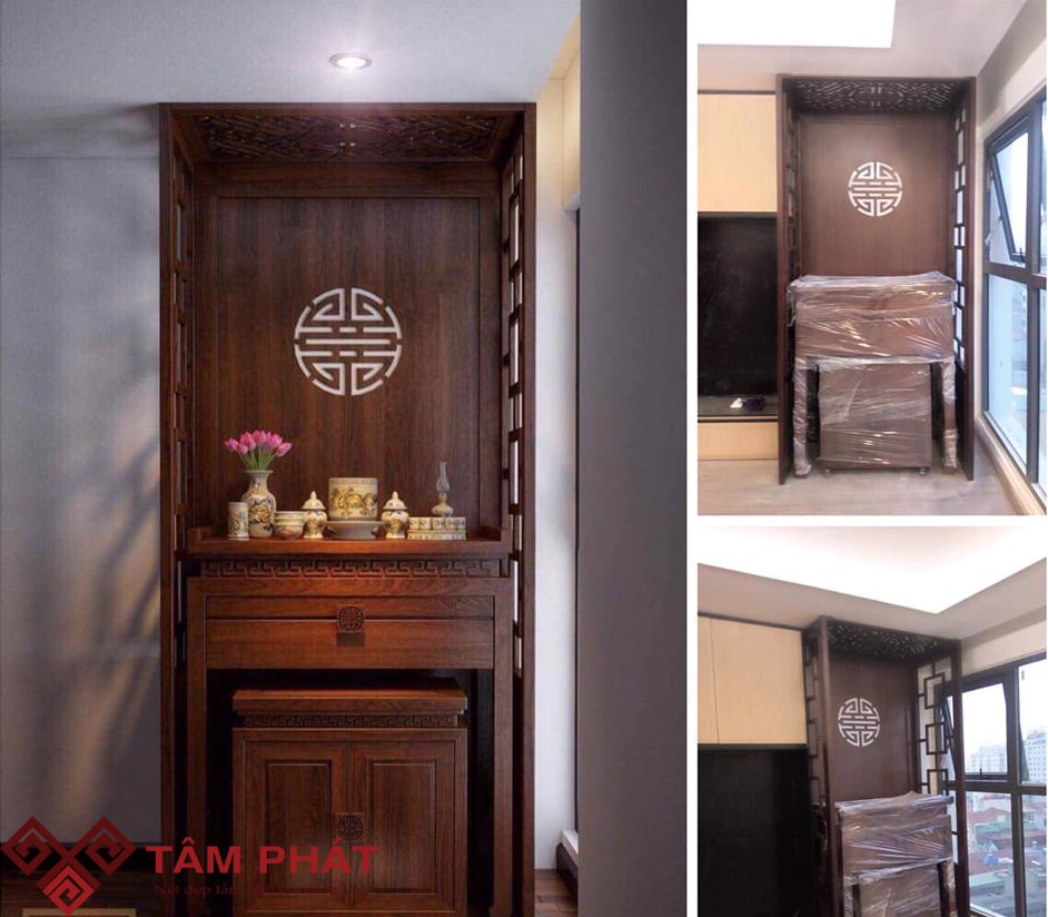 Bàn thờ Tâm Phát đa dạng mẫu mã, kiểu dáng hiện đại Bàn thờ Tâm Phát đa dạng mẫu mã, kiểu dáng hiện đại