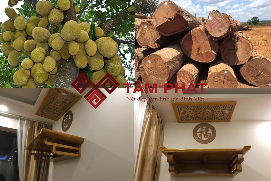 Bàn thờ treo gỗ mít Tâm Phát là sản phẩm chất lượng cao gia tại xưởng Bàn thờ treo gỗ mít Tâm Phát là sản phẩm chất lượng cao gia tại xưởng