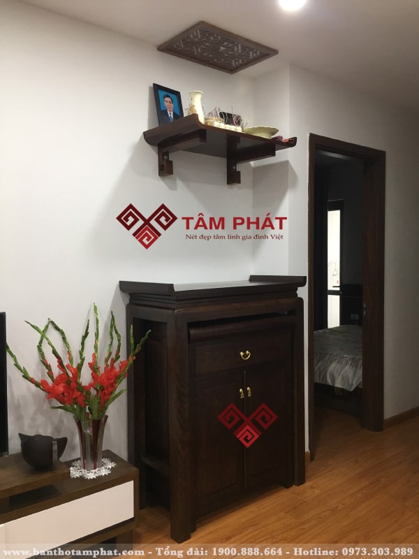 Bàn thờ đứng hiện đại Tâm Phát mẫu BT-1021