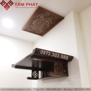 bàn thờ treo tường hiện đại phù hợp với không gian của gia đình bạn