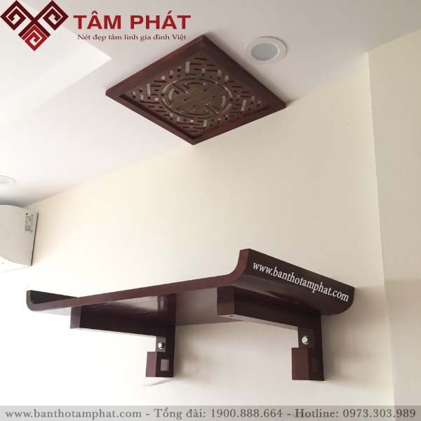 Bàn thờ treo tường gỗ Gụ TTG2048
