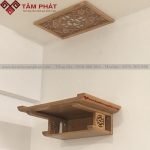 Mẫu bàn thờ treo TT2032 màu sáng