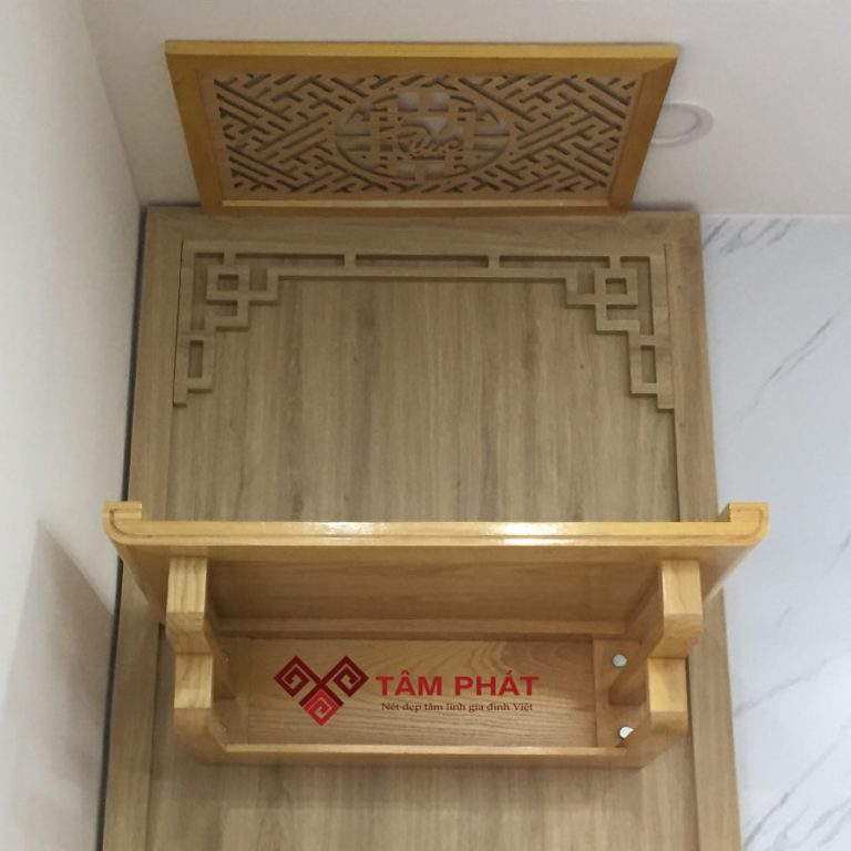 Bàn Thờ Phật Bằng Gỗ Thiết Kế, Trạm Khắc Hoa Văn