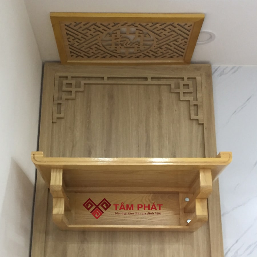 Bàn Thờ Phật Bằng Gỗ Thiết Kế, Trạm Khắc Hoa Văn
