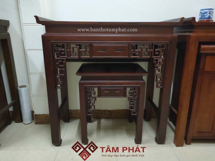 Bàn thờ đứng gỗ Gụ cao cấp mẫu BTG-1030 Tâm Phát