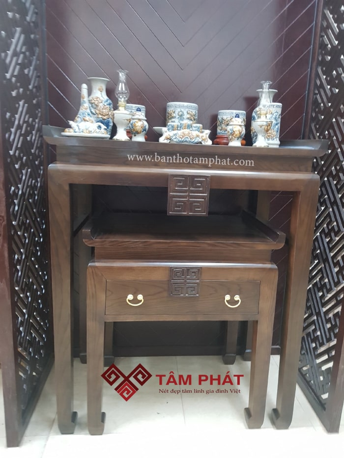 Bàn thờ đứng hiện đại Tâm Phát mẫu BT-1009