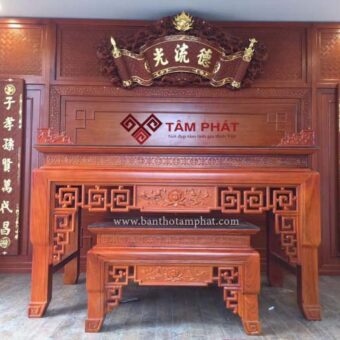 Bàn thờ gỗ Gõ - bàn thờ Tâm Phát
