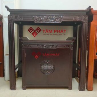 Mẫu bàn thờ đẹp gỗ Gụ BTG038