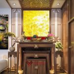 Mẫu bàn thờ gia tiên gỗ tự nhiên