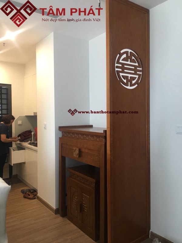 Mẫu bàn thờ phù hợp với nhà chung cư