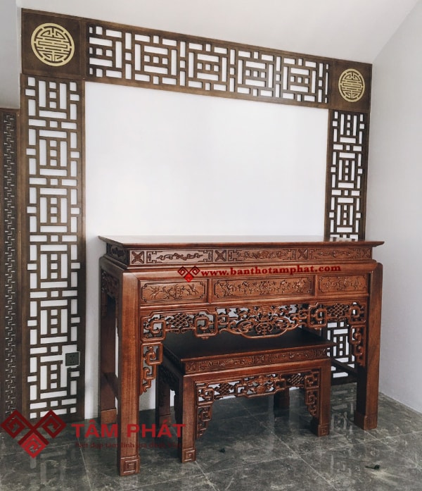 Bàn thờ mẫu BT-1024 sang trọng đẳng cấp