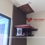 Bàn thờ treo tường mẫu TT2032 đang được nhiều khách hàng yêu thích và lựa chọn