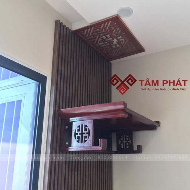 Bàn thờ treo tường mẫu TT2032 Tâm Phát