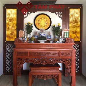 Bàn thờ gia tiên - Mẫu bàn thờ đang được các gia đình lựa chọn