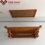 Bàn thờ treo tường gỗ mít mang lại nhiều may mắn cho gia chủ