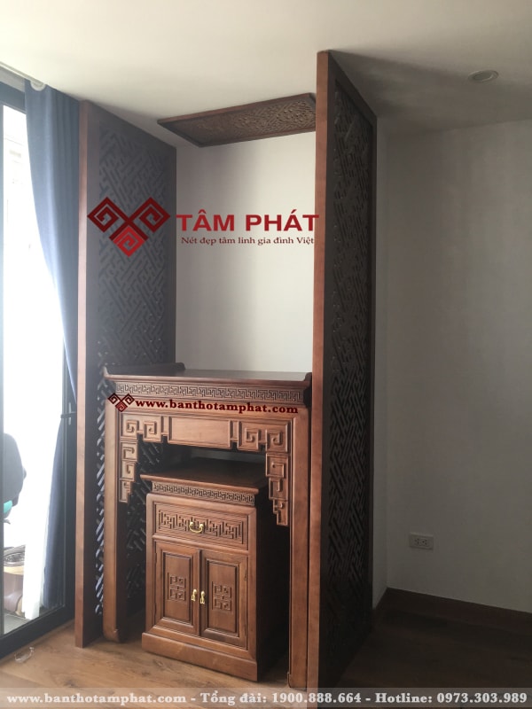 Tủ thờ chung cư hiện đại Tâm Phát