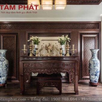 Mẫu bàn thờ gia tiên đẹp