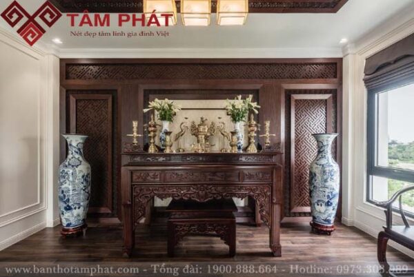 Mẫu bàn thờ gia tiên đẹp
