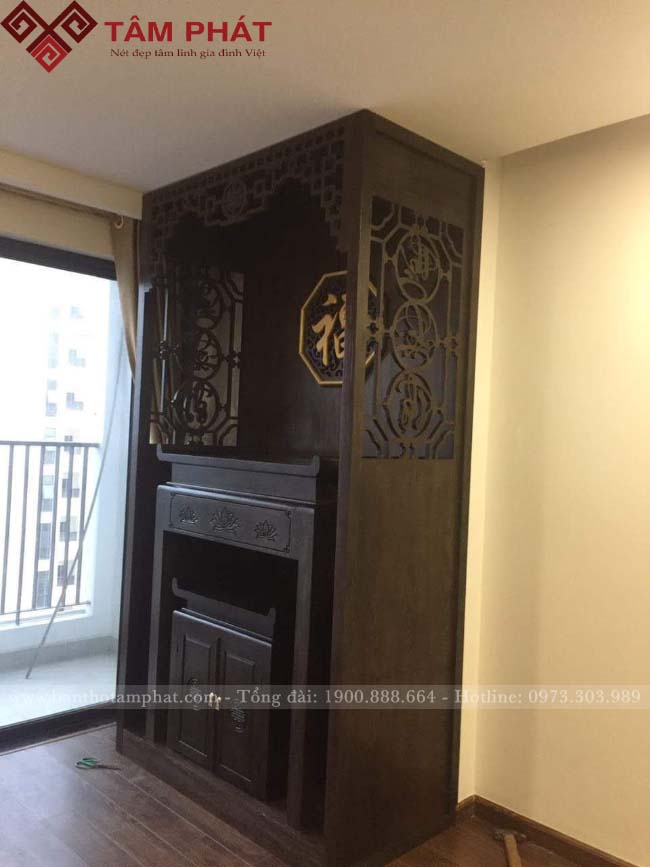 Thiết kế không gian thờ tự đẹp cho nhà chung cư
