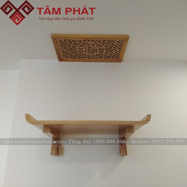 Bàn thờ treo tường đơn giản mẫu TT2060