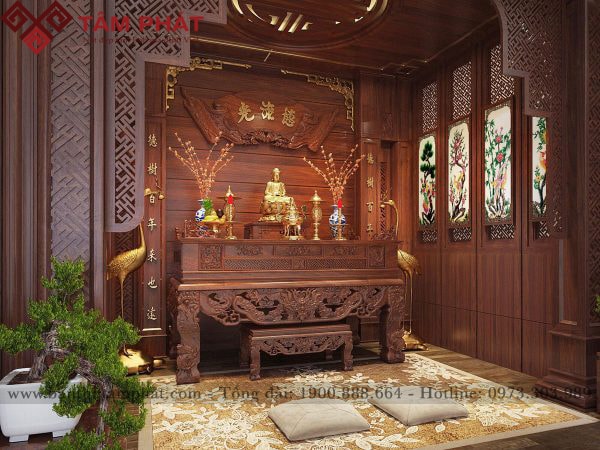 Mẫu sập thờ gỗ đẹp ST-1056