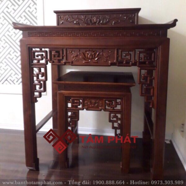 Bàn thờ 2 tầng kích thước nhỏ cho chung cư
