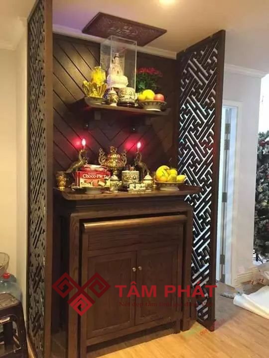 Bàn thờ đứng hiện đại Tâm Phát mẫu BT-1017