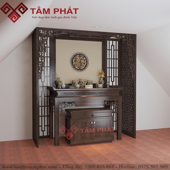 Mẫu bàn thờ đơn giản mà ấn tượng cho chung cư Mẫu bàn thờ đơn giản mà ấn tượng cho chung cư