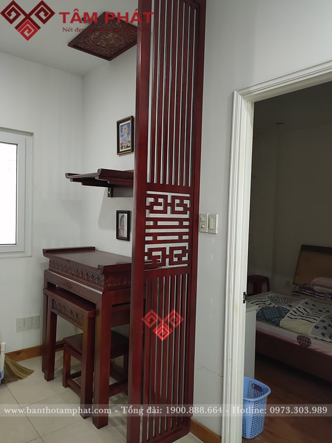 Mẫu bàn thờ đẹp đơn giản BT-1055 Tâm Phát