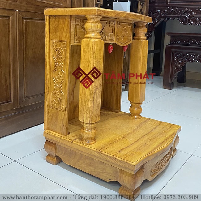 Bàn thờ Thần Tài đơn giản mẫu BTT-3303 4 Bàn thờ Thần Tài đơn giản mẫu BTT-3303