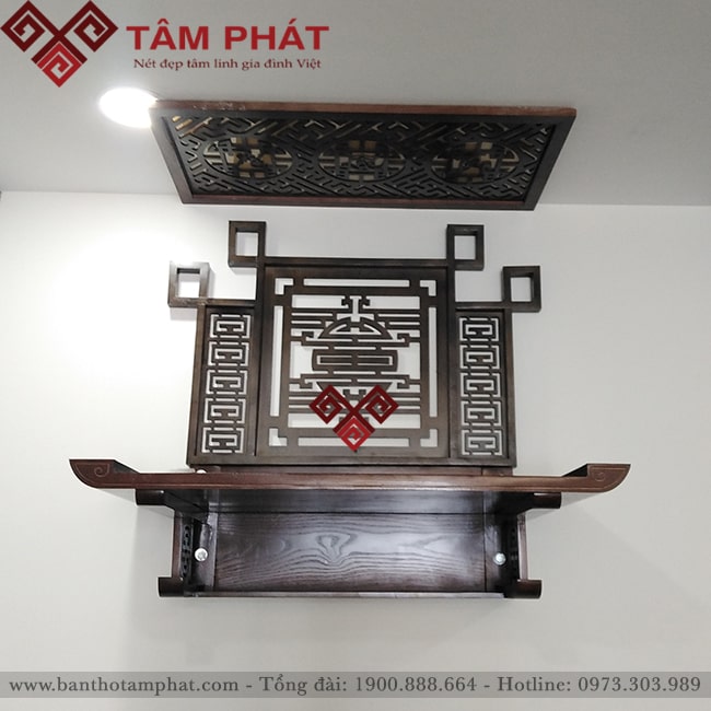 Có thể thay thế ốp hoa sen bằng ốp chữ Thọ