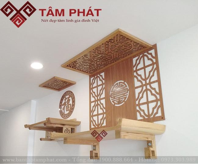 Bàn thờ treo tường Tâm Phát mẫu TT2090 phù hợp với căn hộ chung cư Bàn thờ treo tường Tâm Phát mẫu TT2090 phù hợp với căn hộ chung cư