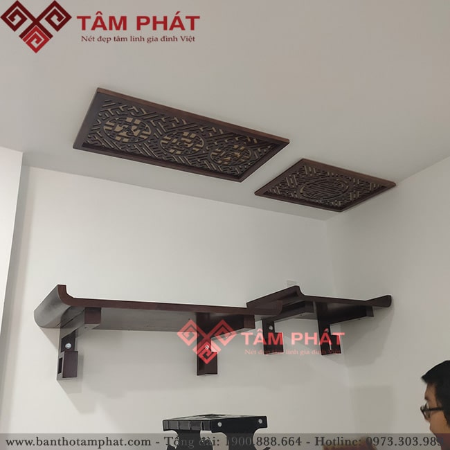 Có thể kết hợp nhều mẫu bàn thờ khác nhau