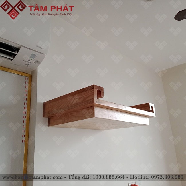 Bàn thờ treo tường đơn giản mẫu TT2202