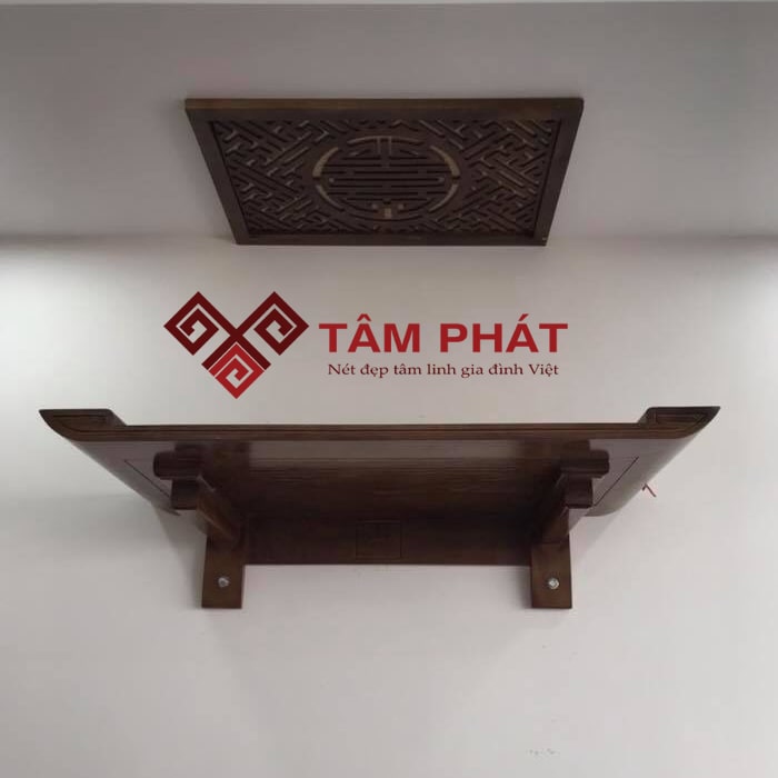 Bàn thờ Phật treo tường mẫu TT2095 Tâm Phát 4 Bàn thờ Phật treo tường mẫu TT2095 Tâm Phát