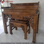 Bàn thờ Tâm Phát được thiết kế với nhiều kích thước phong thuỷ khác nhau