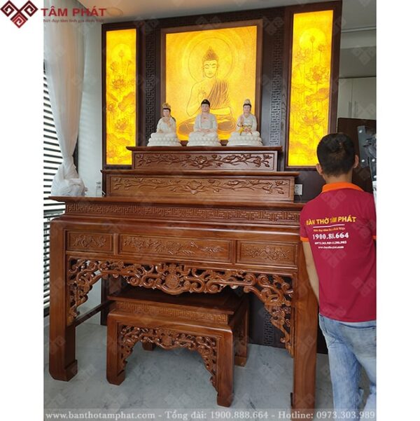 Mẫu bàn thờ tam cấp