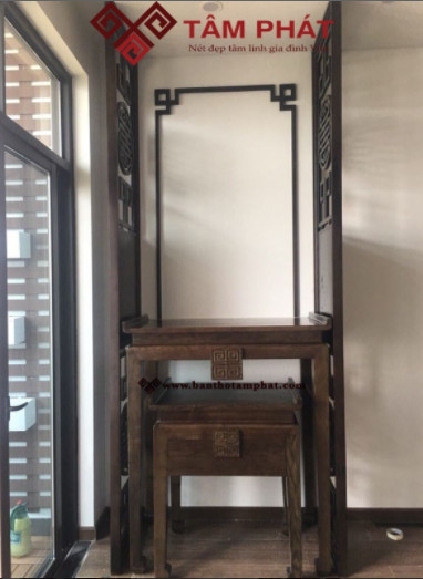 Bàn thờ đứng hiện đại Tâm Phát mẫu BT-1008 Bàn thờ đứng hiện đại Tâm Phát mẫu BT-1008