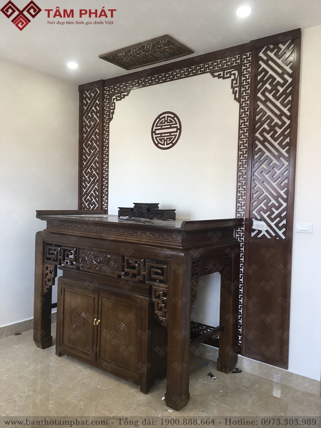 Mẫu bàn thờ đẹp nhất BT-1109 Tâm Phát