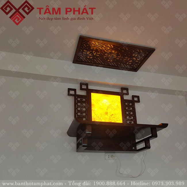 Tranh trúc chỉ thủ công cho bàn thờ treo tường
