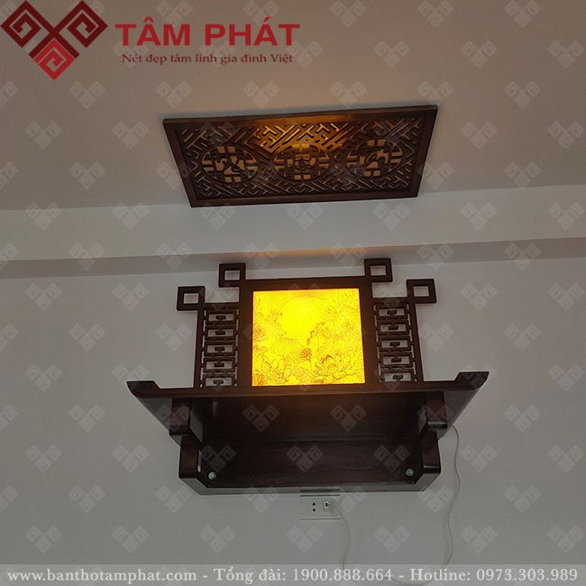 Tranh trúc chỉ thủ công cho bàn thờ treo tường
