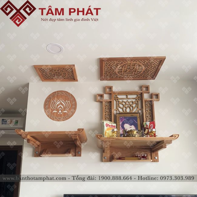 Sự kết hợp mới mẻ trong thiết kế không gian thờ tự