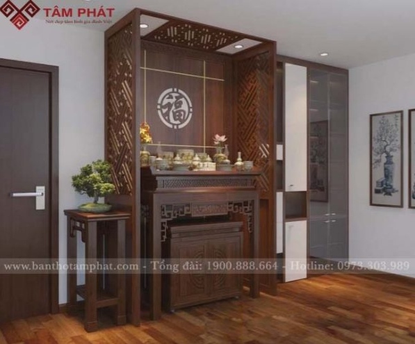 Bàn thờ đẹp giúp không gian thò cúng thêm phần sang trọng Bàn thờ đẹp giúp không gian thò cúng thêm phần sang trọng