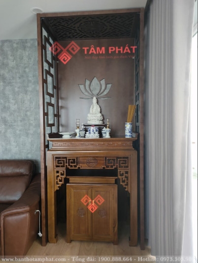 Bàn thờ BT-1069 được thiết kế cho nhà chung cư