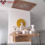 Bàn thờ Phật treo tường đơn giản và đẹp mắt