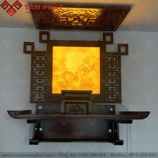 Tranh treo hoa sen bằng chất liệu trúc chỉ